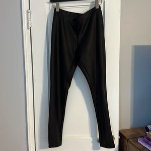 Express faux leather leggings